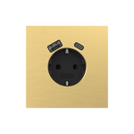 Load image into Gallery viewer, Light &amp; Button – Enchufe Schuko con USB
